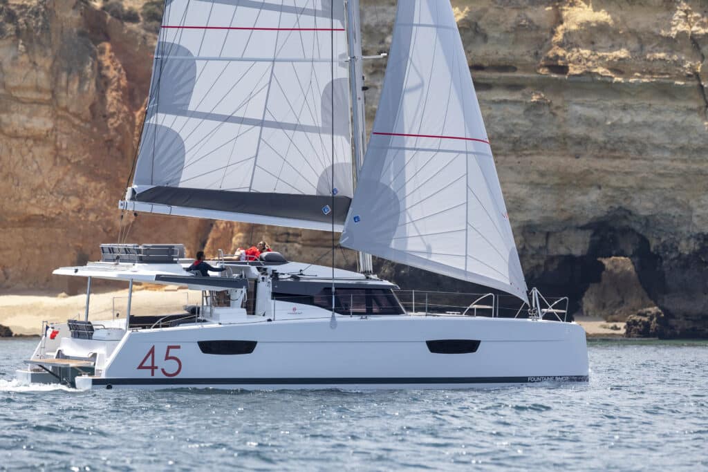 08/07/2019, lagos (portugal), chantier fountaine pajot, fountaine pajot 45