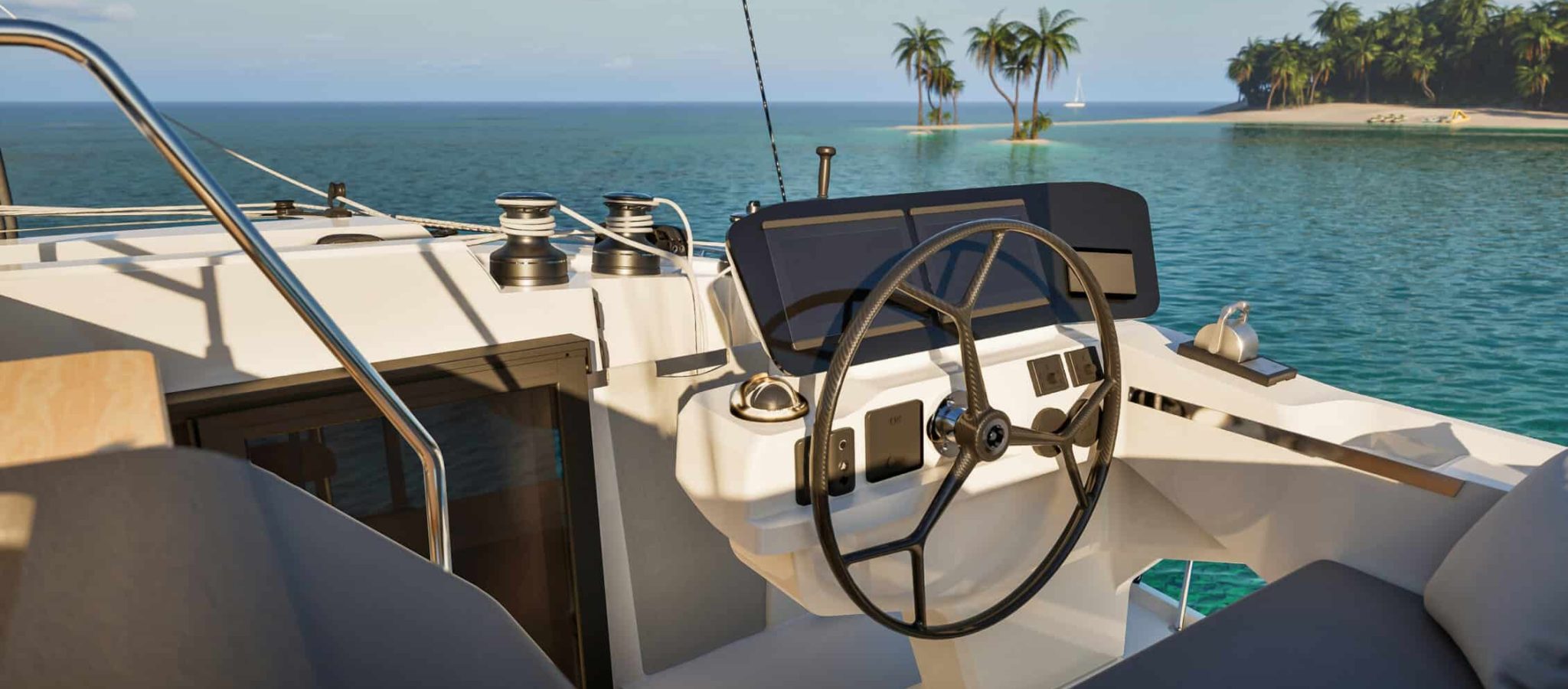 new 41 fountaine pajot helmstation 3